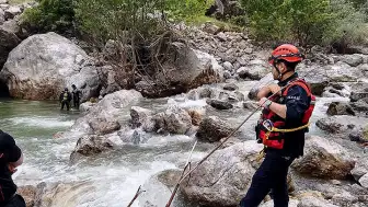 Kahramanmaraş'ta Nehire Düşen S.A.'ı Arama Çalışmaları Sürüyor