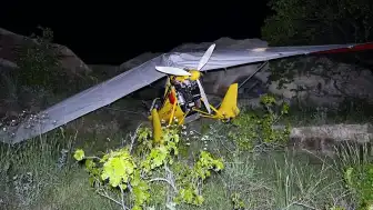 Kapadokya'da Motor Arızası Yaşayan Microlight Zorunlu İniş Yaptı: 2 Yaralı