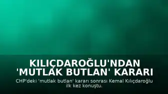 Kılıçdaroğlu'ndan 'Mutlak Butlan' Kararı Sonrası İlk Açıklama: Özgür Özel'e Yeni Görevi Hayırlı Olsun