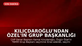 Kılıçdaroğlu'ndan Özel'in Grup Başkanlığı Seçimi Hakkında Başvuru