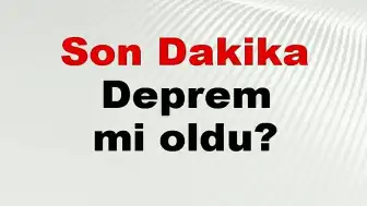 Malatya'da Deprem: Yeşilyurt'ta 3.5 büyüklüğünde sarsıntı kaydedildi