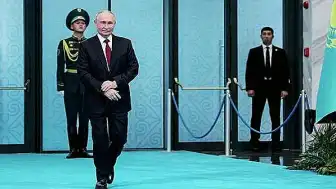 Rusya Devlet Başkanı Putin Kazakistan'a Resmi Ziyarette Bulundu