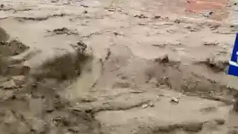 Samsun'un Havza ilçesinde sağanak yağış sele neden oldu