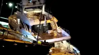 Sinop'ta Lüks Yatta Yangın: 6 Mürettebat Kurtarıldı
