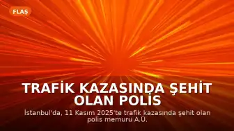 Trafik Kazasında Şehit Olan Polis Memuru A.Ü. İçin Cenaze Töreni Düzenlendi