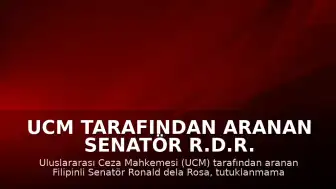 UCM Tarafından Aranan Senatör R.d.R. Senato Binasından Kaçtı