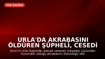 Urla'da Akrabasını Öldüren Şüpheli, Cesedi Kahvehanenin Önüne Attı