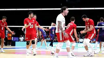 A Milli Erkek Voleybol Takımı'ndan Fransa Karşısında Net Galibiyet