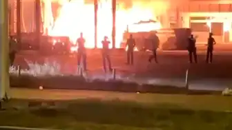 Batman'da Terk Edilmiş Akaryakıt İstasyonunda Yangın Çıktı