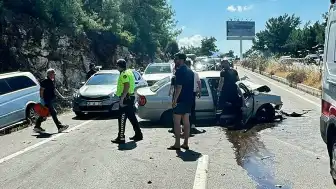 Bodrum'da Trafik Kazası: 6 Yaralı