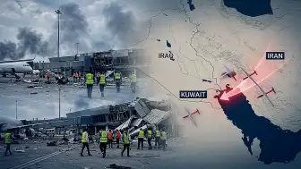 İran İHA'ları Kuveyt Havalimanı'nı Vurdu: Uçuşlar Durduruldu