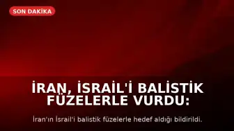İran, İsrail'i Balistik Füzelerle Vurdu: İsrail Karşılık Verdi