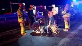 Manisa'da Trafik Kazası: 4 Yaralı