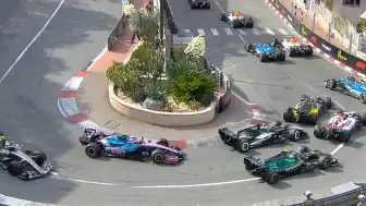 Monaco Grand Prix'inde Kaza ve Arızalar Sonucu 7 Pilot Yarış Dışı Kaldı
