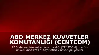 ABD Merkez Kuvvetler Komutanlığı (CENTCOM) İran'a yönelik yeni bir hava saldırısı dalgası başlatıldığını duyurdu