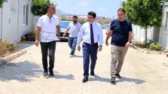 Arsuz'da Konteyner Kentlerin Tahliye Süreçleri İncelendi