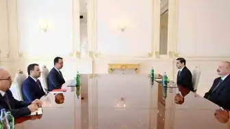 Bakü Temasları Kapsamında Adalet Bakanı Gürlek, Azerbaycan Cumhurbaşkanı Aliyev Tarafından Kabul Edildi
