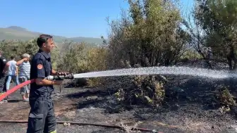 Bodrum Mumcular Mahallesi'nde Makilik Alandaki Yangın Kontrol Altına Alındı