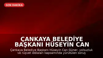 Çankaya Belediye Başkanı Hüseyin Can Güner Hakkında Tutuklama Talebi
