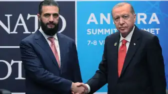 Cumhurbaşkanı Erdoğan, NATO Zirvesi Kapsamında Suriye Cumhurbaşkanı Ahmed Şara'yı Kabul Etti