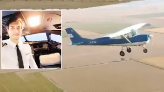 Eğitim Uçuşu Sırasında Pilot Uçağın Kapısını Açarak Atladı