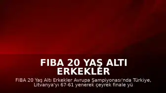 FIBA 20 Yaş Altı Erkekler Avrupa Şampiyonası: Türkiye Çeyrek Finale Yükseldi