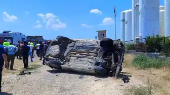 Gaziantep-Nizip Karayolu'nda Otomobil Takla Attı: 9 Yaralı