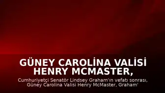 Güney Carolina Valisi Henry McMaster, Lindsey Graham'ın Yerine Kız Kardeşini Atadı