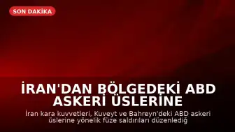 İran'dan Bölgedeki ABD Askeri Üslerine Yönelik Füze Saldırısı