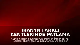 İran'ın Farklı Kentlerinde Patlama Sesleri Duyuldu