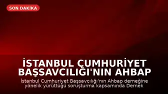 İstanbul Cumhuriyet Başsavcılığı'nın Ahbap Derneği Soruşturmasında Haluk Levent Hakkında Gözaltı Kararı