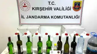 Kırşehir'de Kaçak Alkol Operasyonu: 48 Litre İçki Ele Geçirildi
