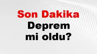 Muğla Datça'da Deprem: AFAD ve Kandilli Verileri Paylaşıldı