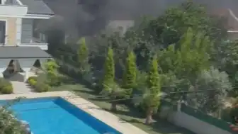 Silivri Gümüşyaka Mahallesi'nde Villada Yangın Çıktı