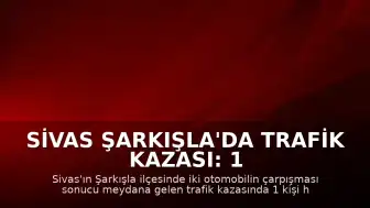 Sivas Şarkışla'da Trafik Kazası: 1 Ölü, 8 Yaralı