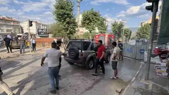 Tosya'da Seyir Halindeki Lüks Cip Alevlere Teslim Oldu