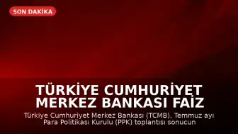 Türkiye Cumhuriyet Merkez Bankası Faiz Kararını Açıkladı