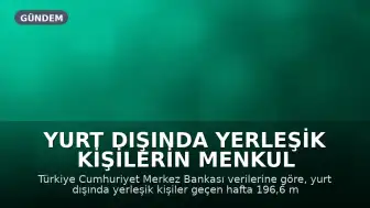 Yurt Dışında Yerleşik Kişilerin Menkul Kıymet Alımları Açıklandı