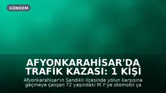 Afyonkarahisar'da Trafik Kazası: 1 Kişi Hayatını Kaybetti