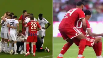 Jamal Musiala, Heidenheim Maçında Tekrar Yere Yığıldı