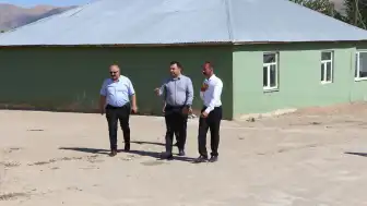 Karlıova'da Devam Eden Köy Projeleri Denetlendi