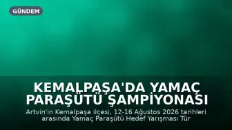 Kemalpaşa'da Yamaç Paraşütü Şampiyonası Başladı