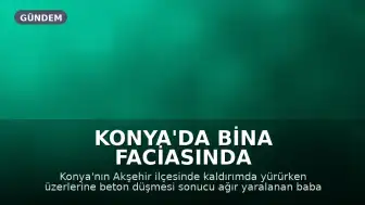 Konya'da Bina Faciasında Yaralananlara 14 Milyon Lira Tazminat