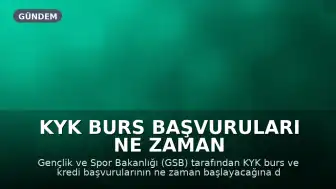 KYK Burs Başvuruları Ne Zaman Başlayacak? 2026 Ücretleri ve Başvuru Süreci