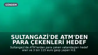 Sultangazi'de ATM'den Para Çekenleri Hedef Alan Gaspçı Tutuklandı