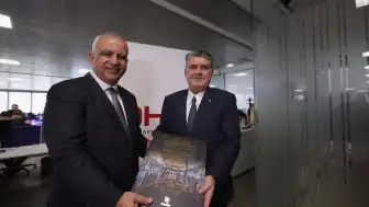 Beşiktaş Başkanı Serdal Adalı DHA'yı Ziyaret Etti