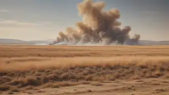 Çorum'da Anız Yakan Kişiye Dron Görüntüsüyle Ceza