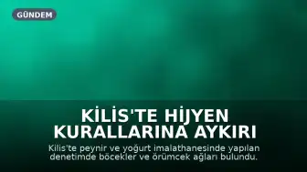 Kilis'te Hijyen Kurallarına Aykırı Üretim Yapan İşletmeye 396 Bin TL Ceza