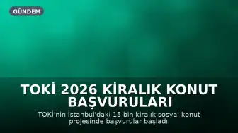 TOKİ 2026 Kiralık Konut Başvuruları Başladı: Şartlar, Tarihler ve Kira Fiyatları Açıklandı