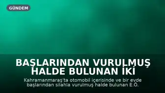 Başlarından Vurulmuş Halde Bulunan İki Genç İçin Soruşturma Başlatıldı